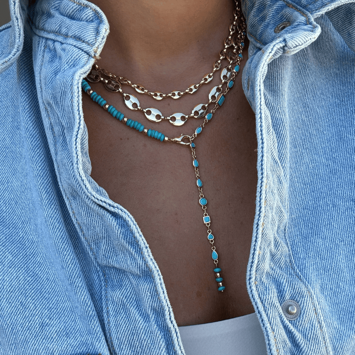 Blue Mesa Necklace Necklaces by BRACHA