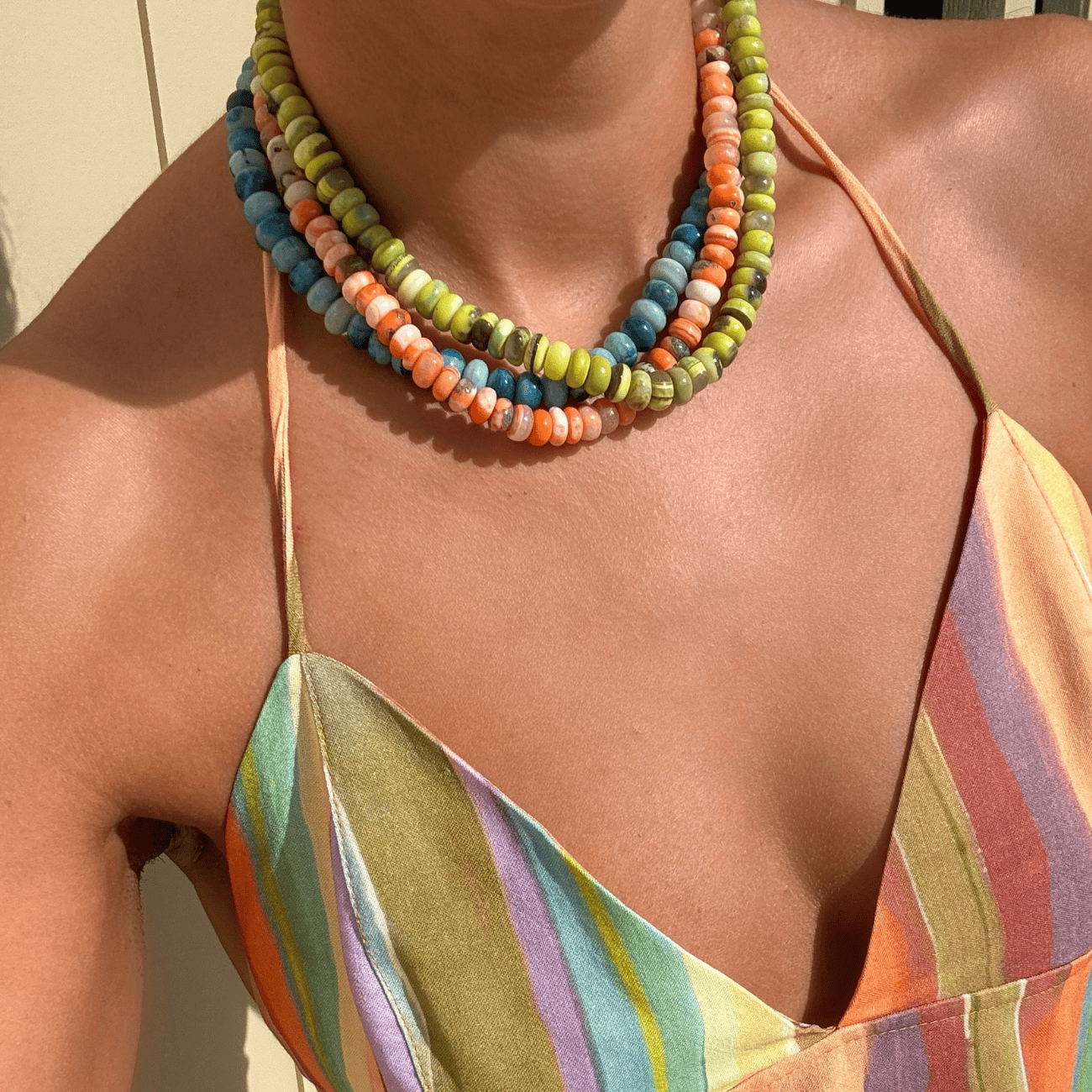 Blueberry Crunch Candy Necklace Necklaces by BRACHA