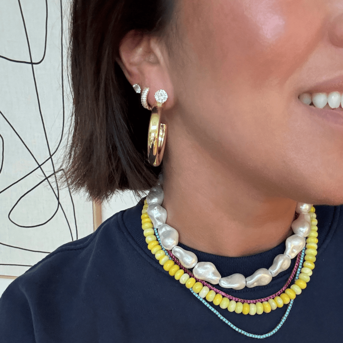 BRACHA Briar Tube Hoops