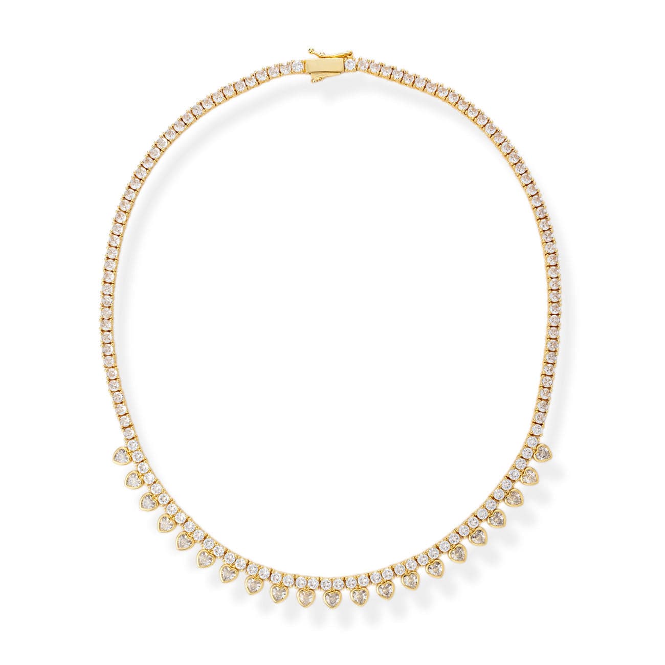 BRACHA Brooke Heart Tennis Necklace