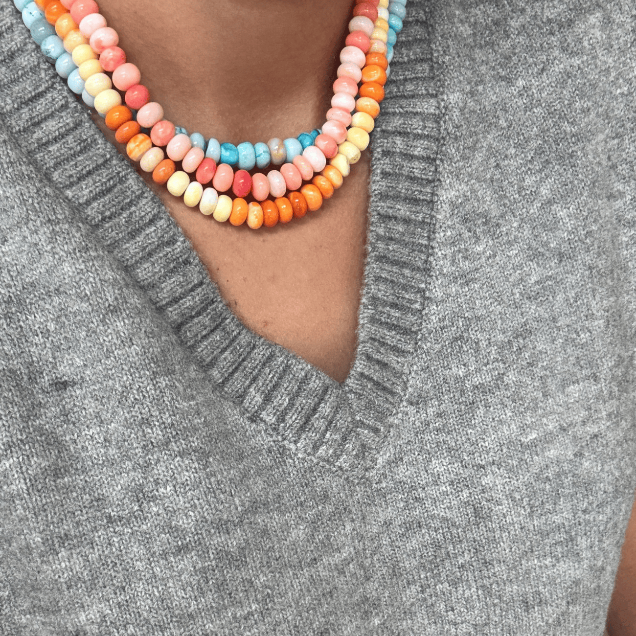 BRACHA Candy Corn Candy Necklace