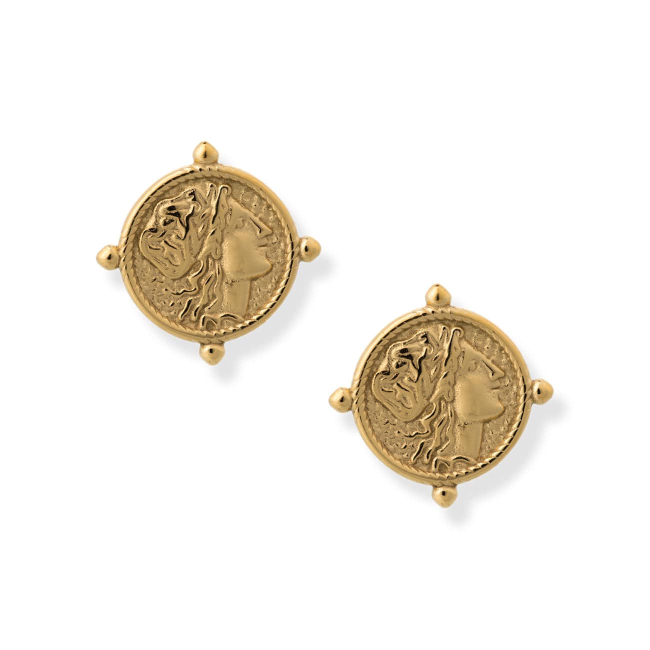 Capri Coin Earrings Earrings by BRACHA