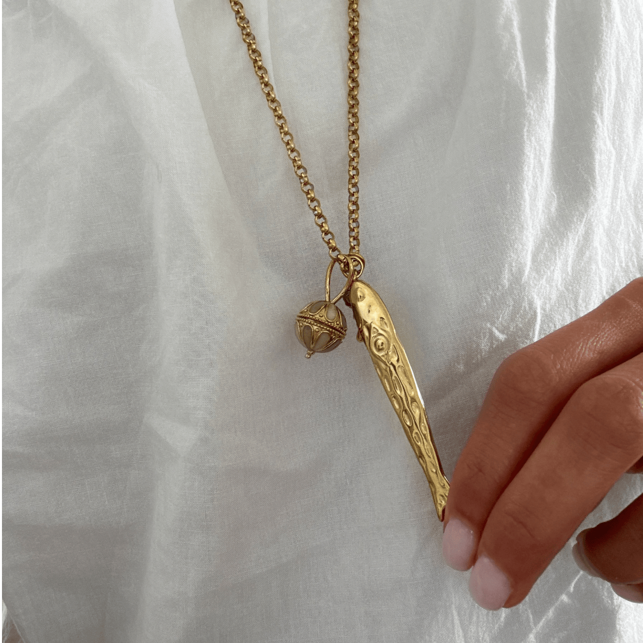 Capri Fish Necklace Necklaces by BRACHA