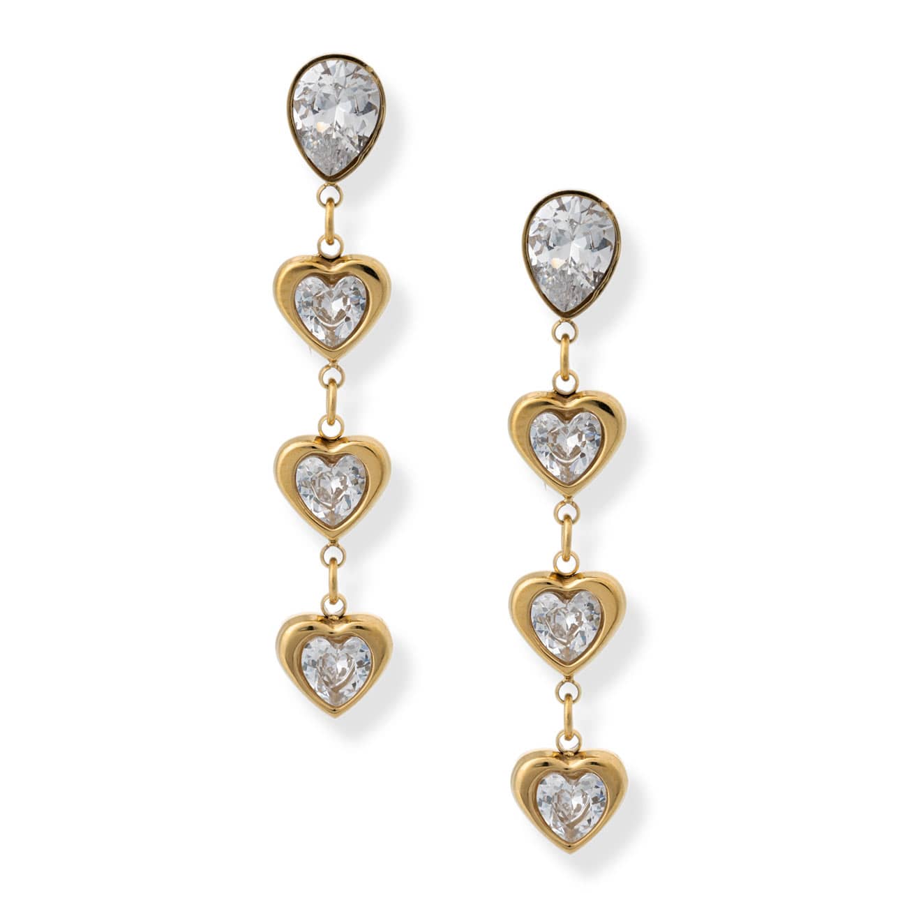 Carly Heart Earrings Earrings by BRACHA