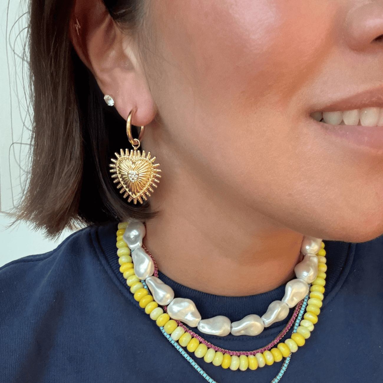 BRACHA Carter Heart Earrings