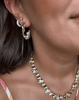 Catalina Pearl Hoops Earrings by BRACHA