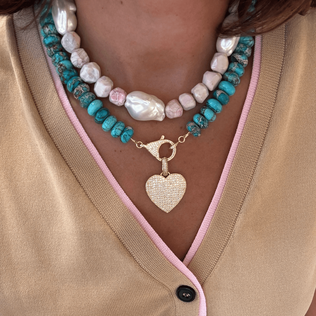 BRACHA Chappy Heart Necklace