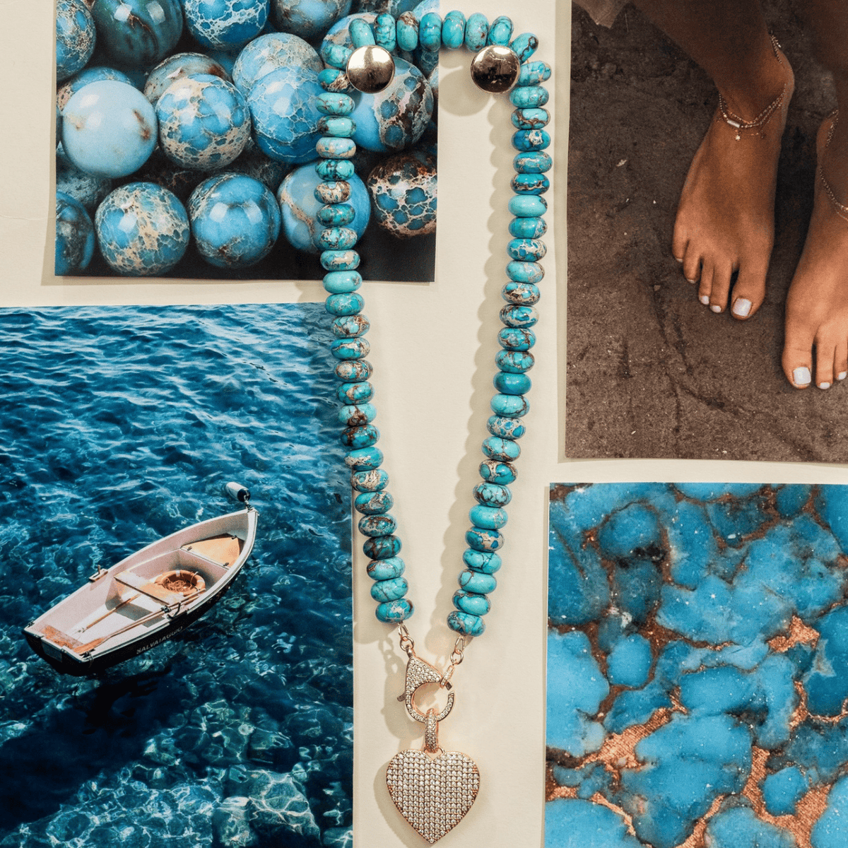 Chappy Heart Necklace – BRACHA