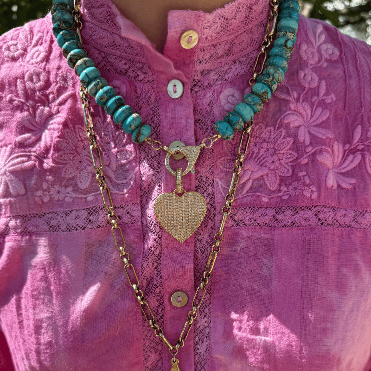 BRACHA Chappy Heart Necklace