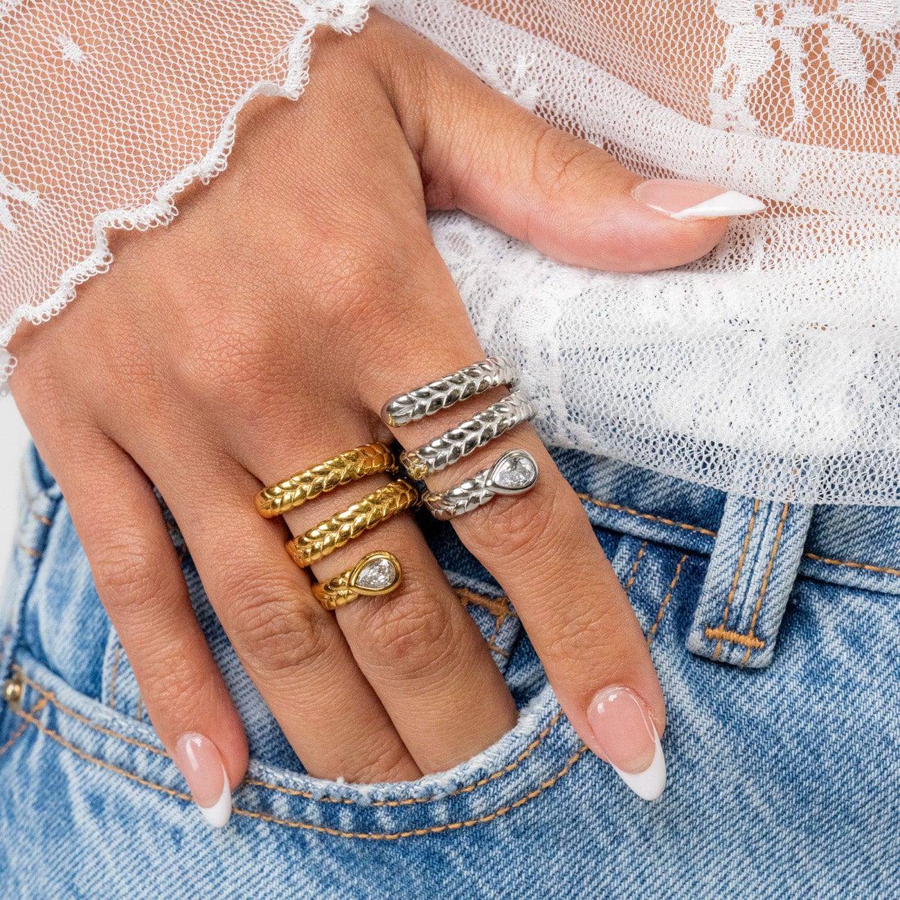 BRACHA Charlene Snake Ring
