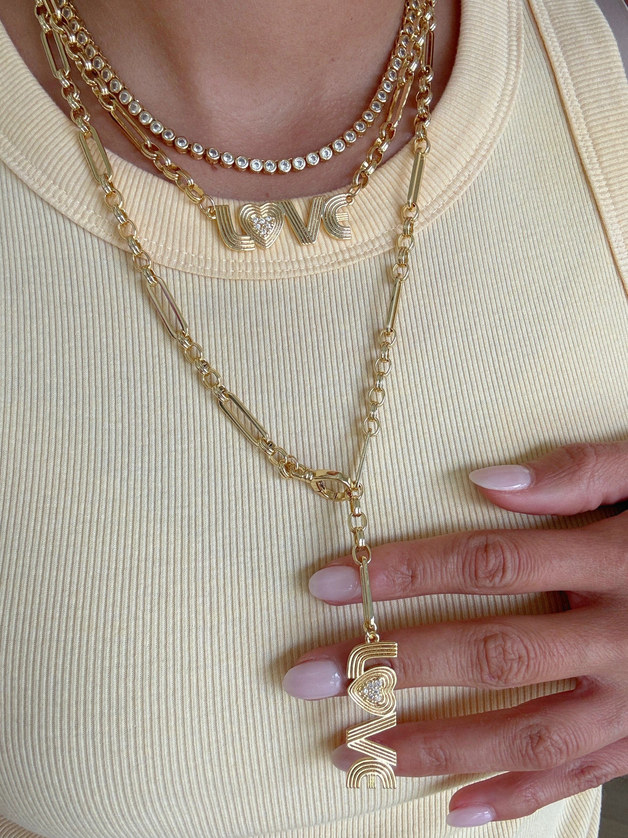 BRACHA Choose Love Lariat