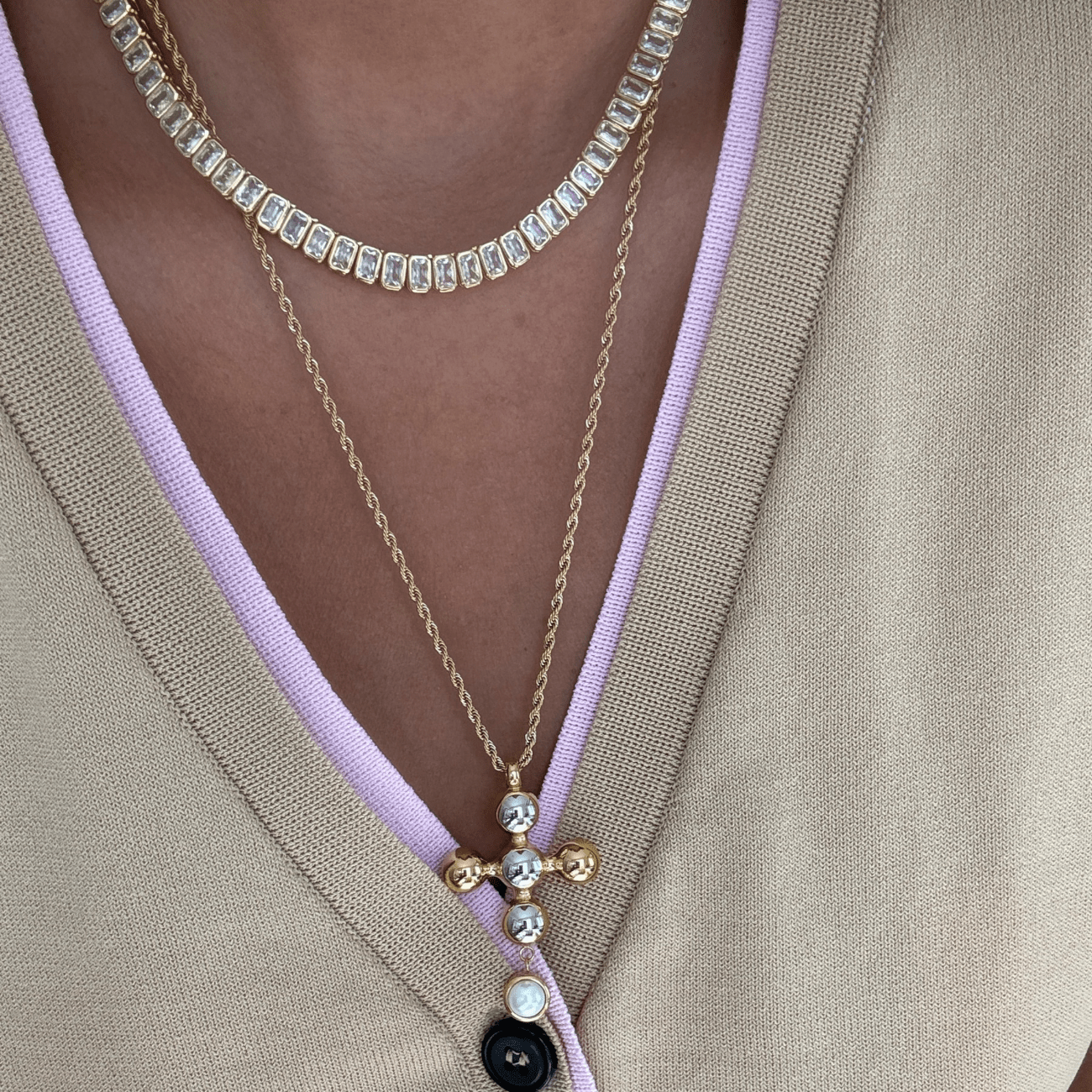 BRACHA Cielo Cross Necklace