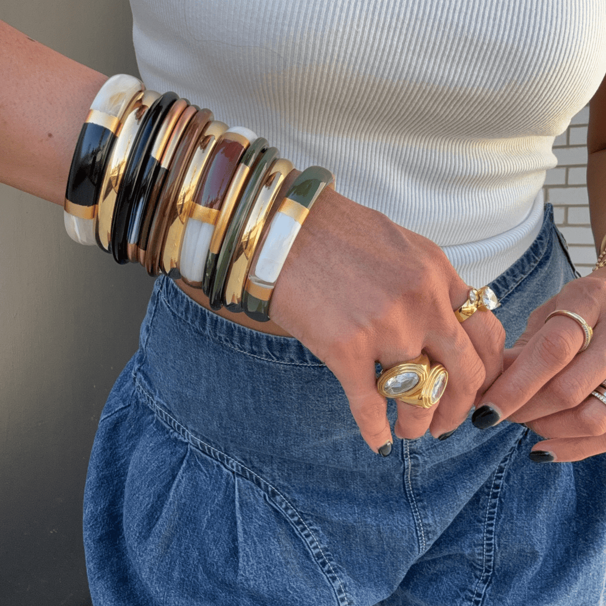 Clay Bracelet Set Bracelets by BRACHA