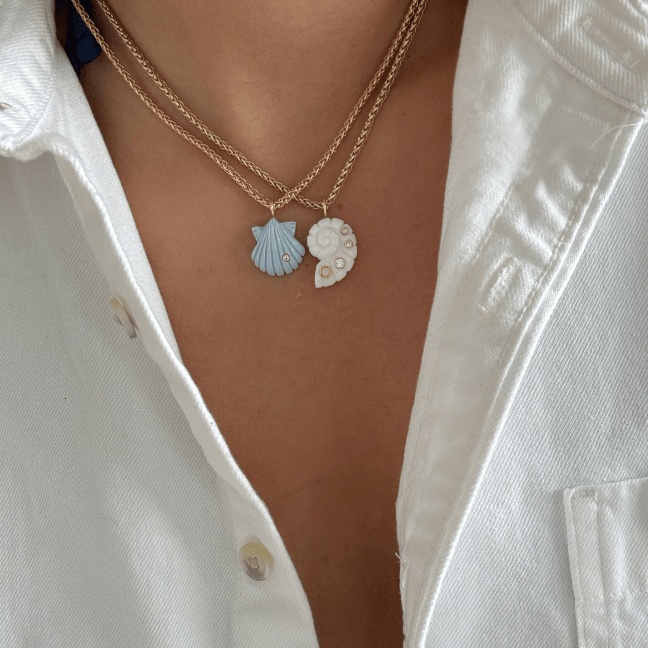 BRACHA Clearwater Shell Necklace