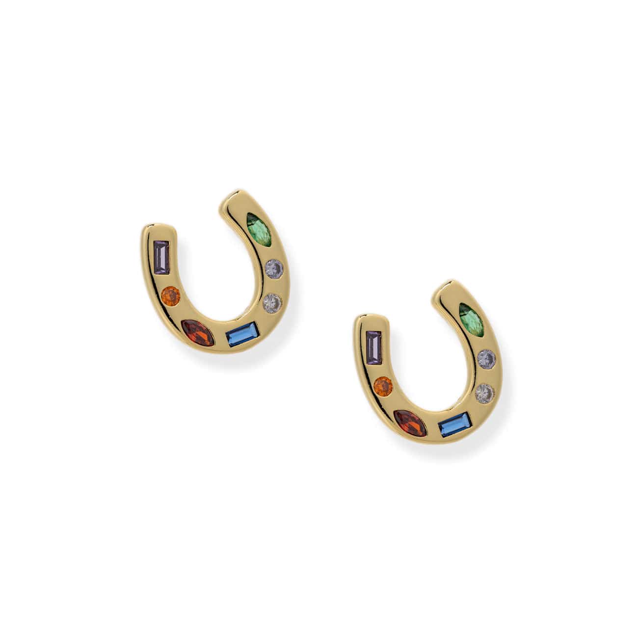 BRACHA Colter Gem Horseshoe Studs