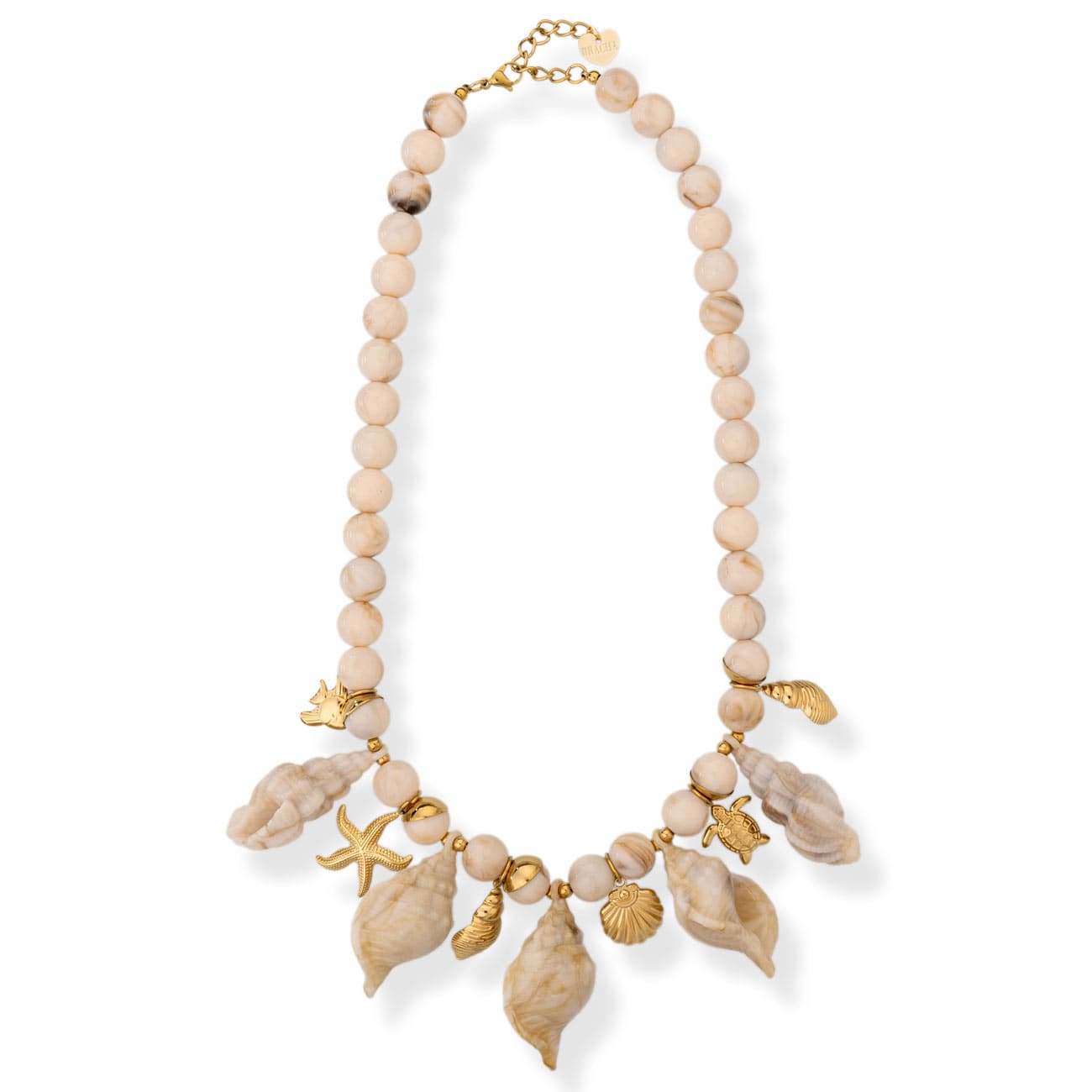 Conch Bib Necklace Necklaces by BRACHA