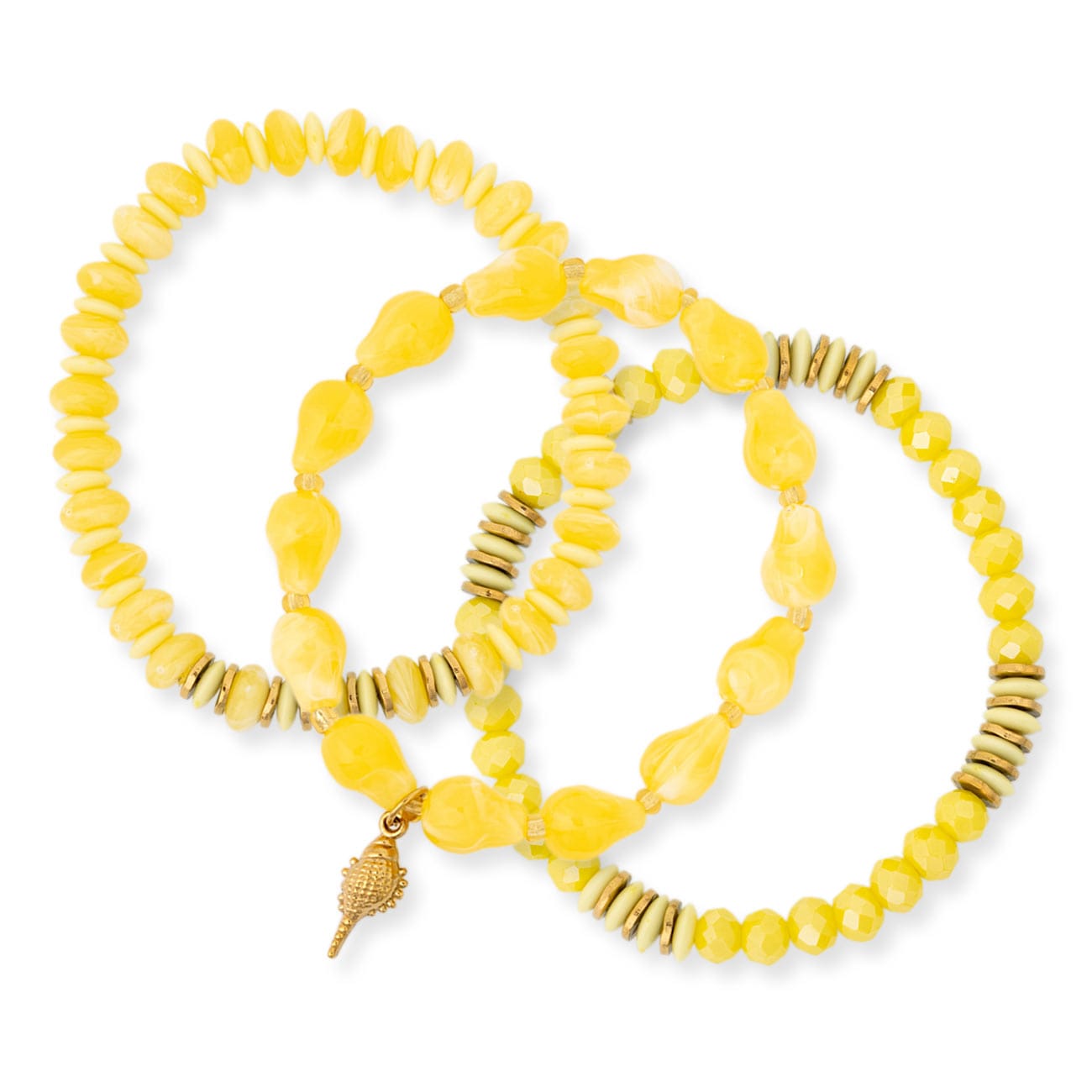 Conch Bracelet Set Bracelets by BRACHA