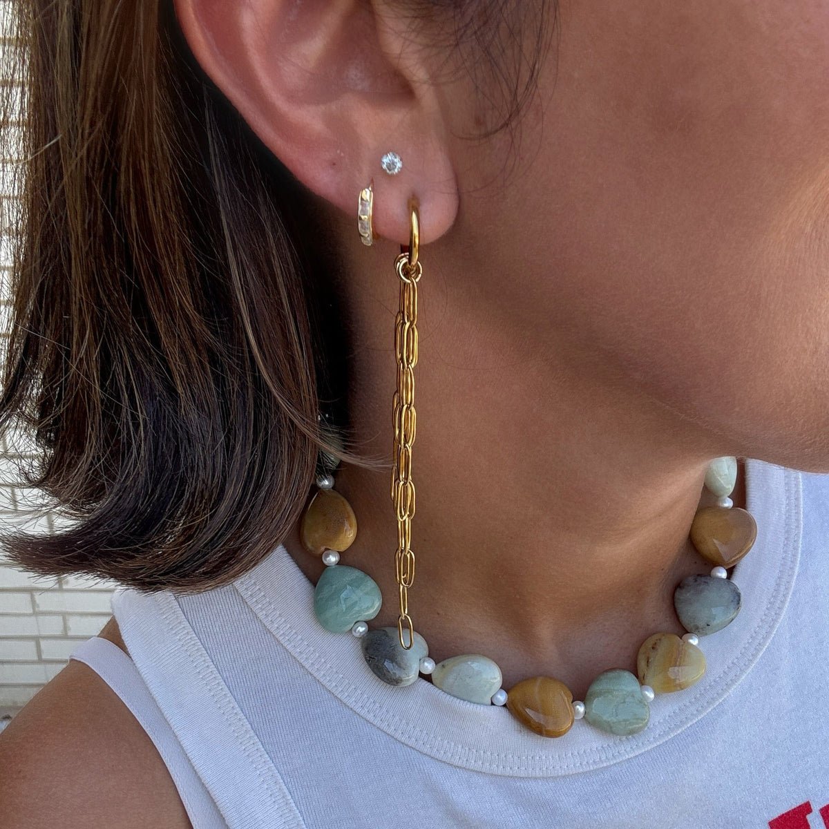 Cooper Link Earrings Earrings by BRACHA