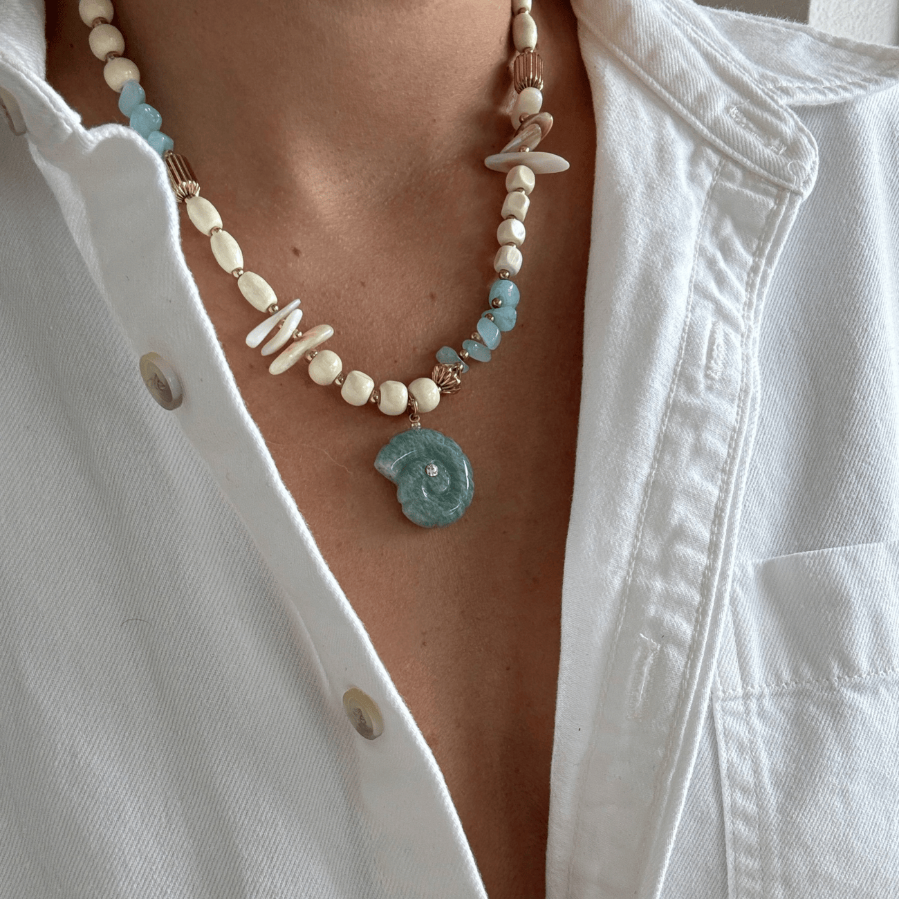 BRACHA Cowrie Necklace