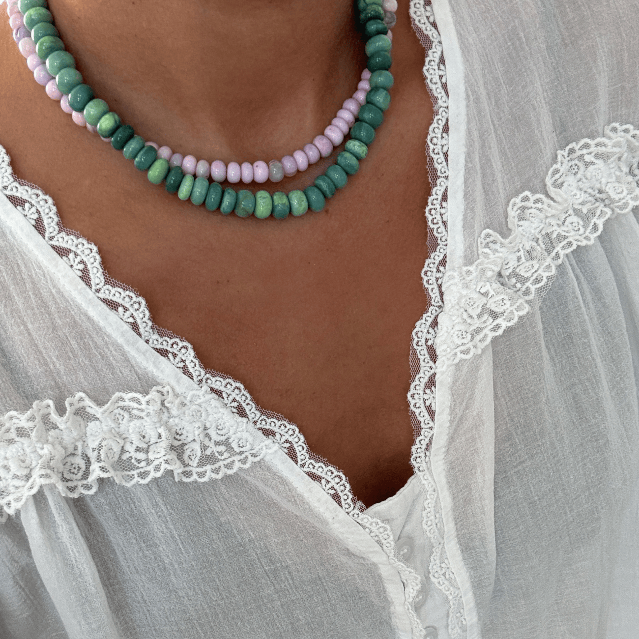 BRACHA Cucumber Berry Candy Necklae