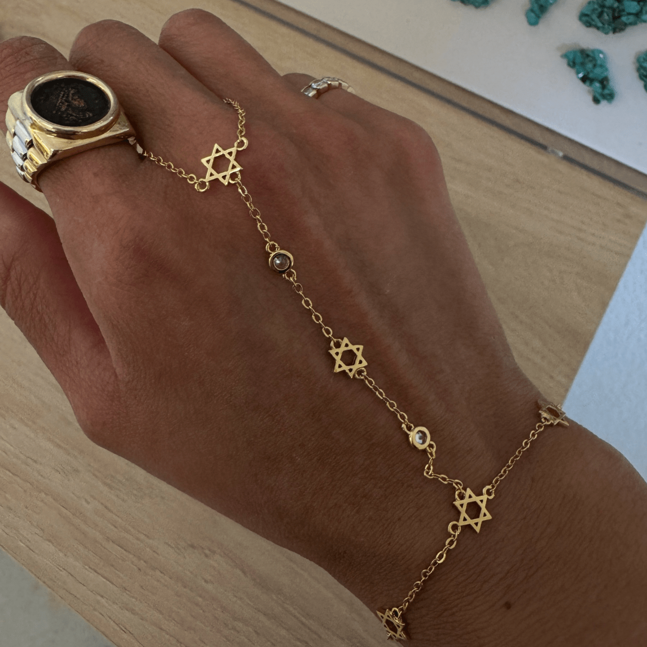 BRACHA David Hand Chain
