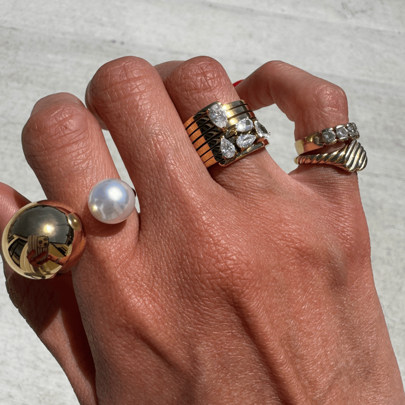 Devon Ring Rings by BRACHA
