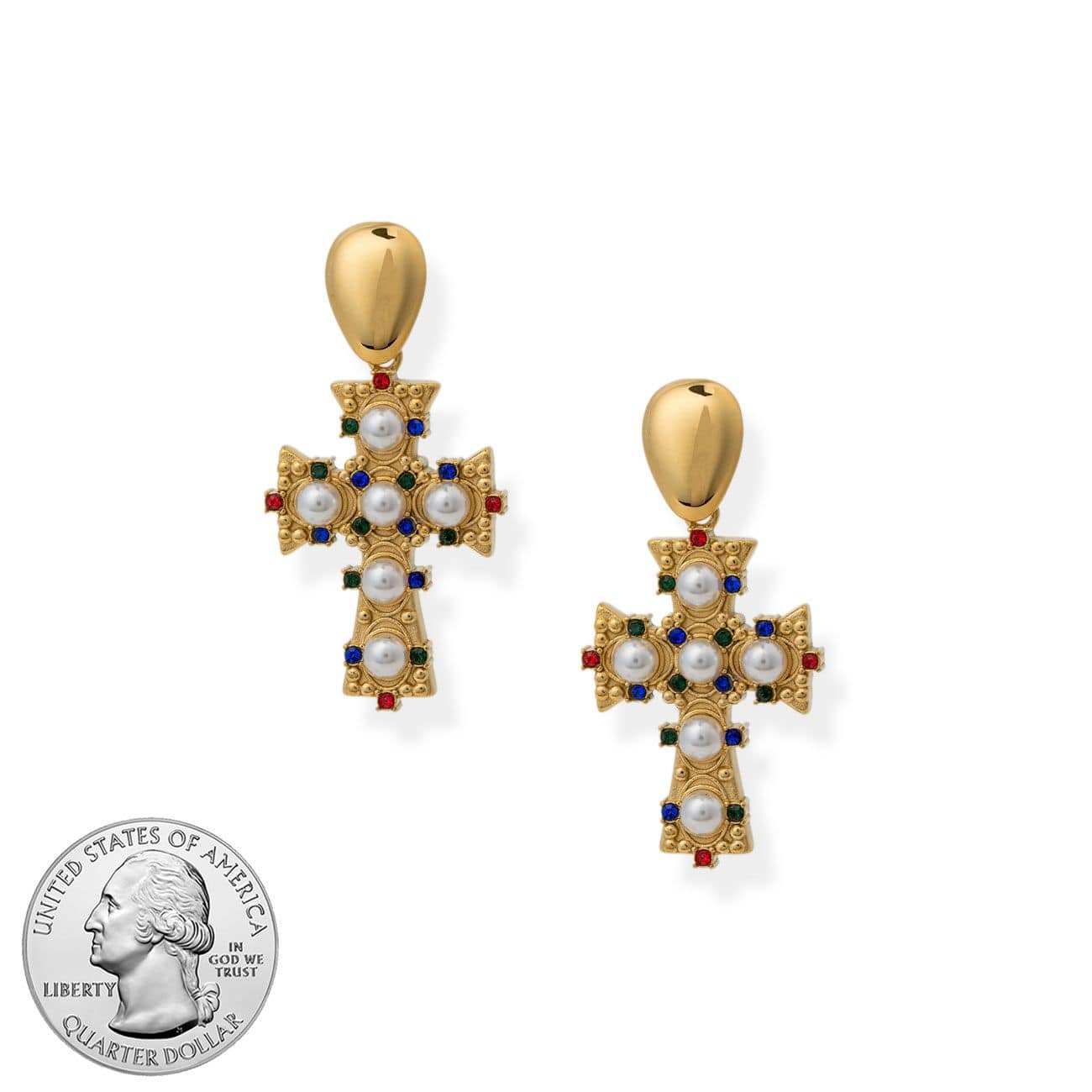 BRACHA Dominion Cross Earrings