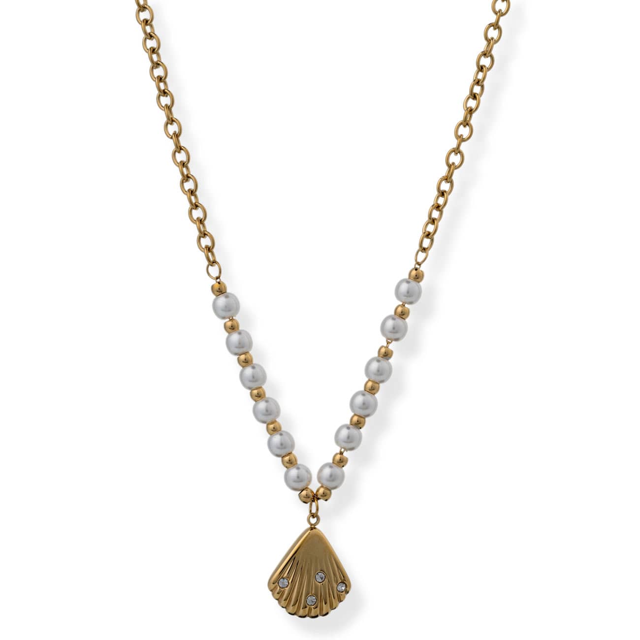 Drew Shell Necklace Necklaces by BRACHA