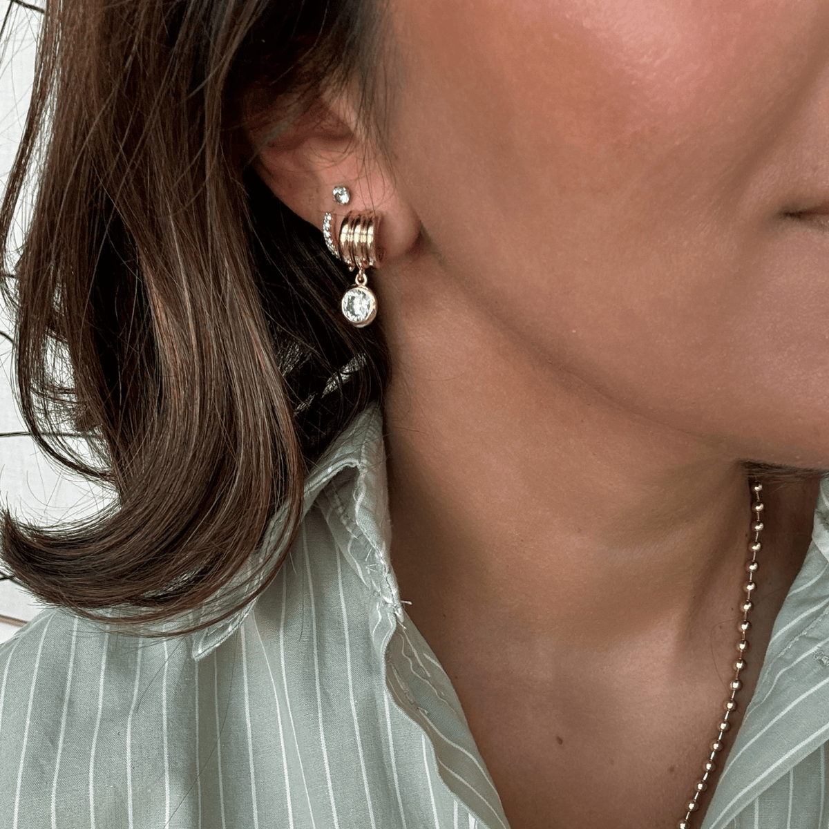 Edina Hoops Earrings by BRACHA