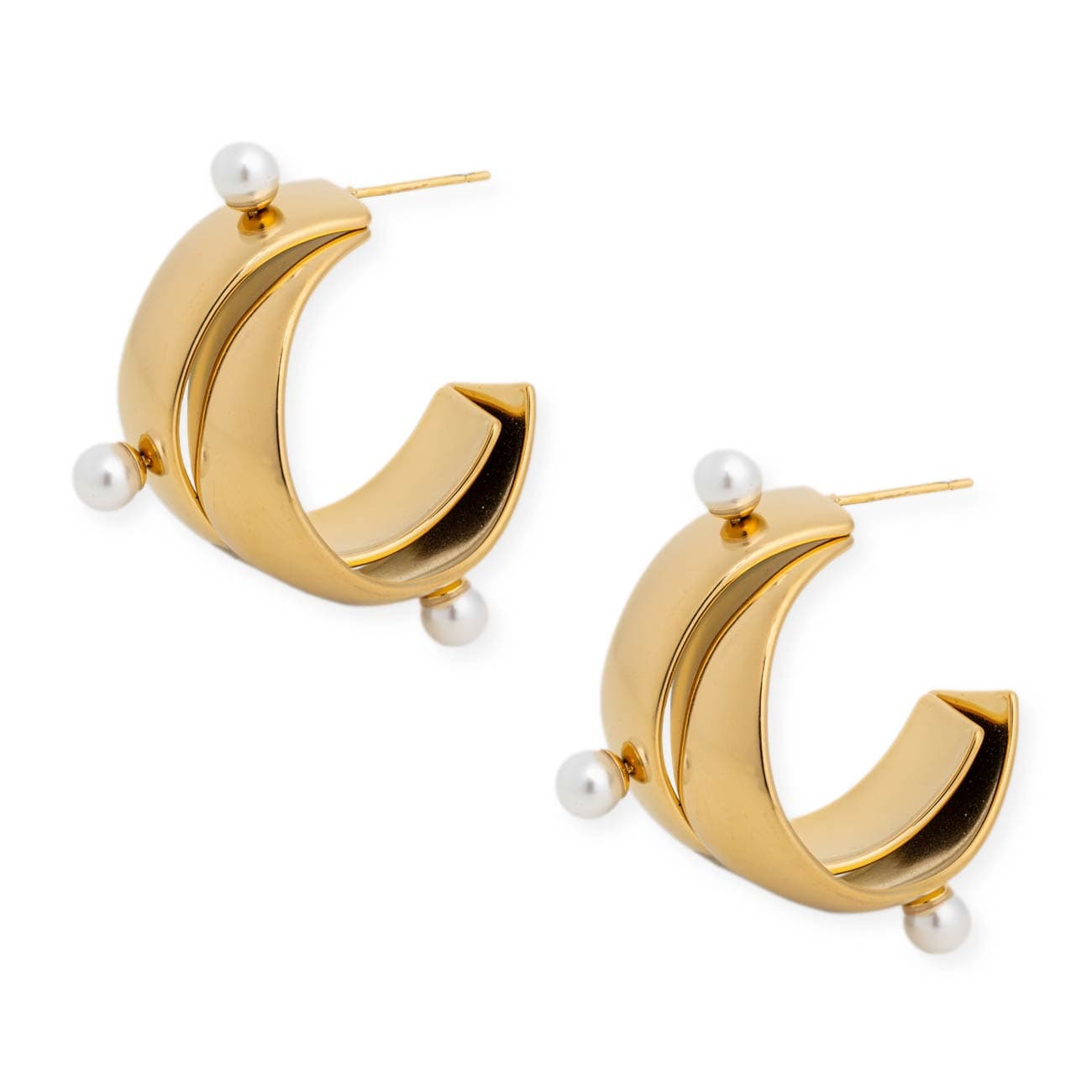 BRACHA Elliott Pearl Hoops