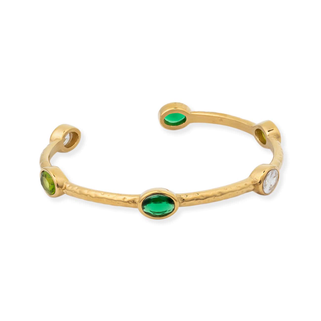 Emerald Glow Cuff Bracelets by BRACHA