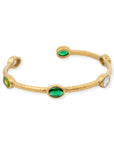 Emerald Glow Cuff Bracelets by BRACHA