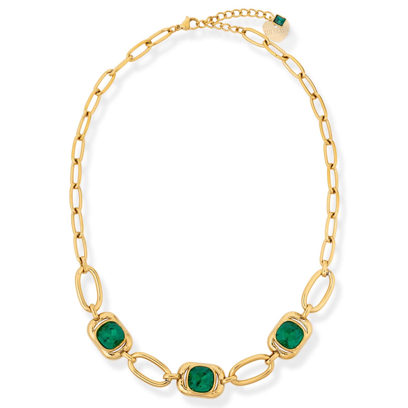 Emerald Glow Necklace Necklaces by BRACHA