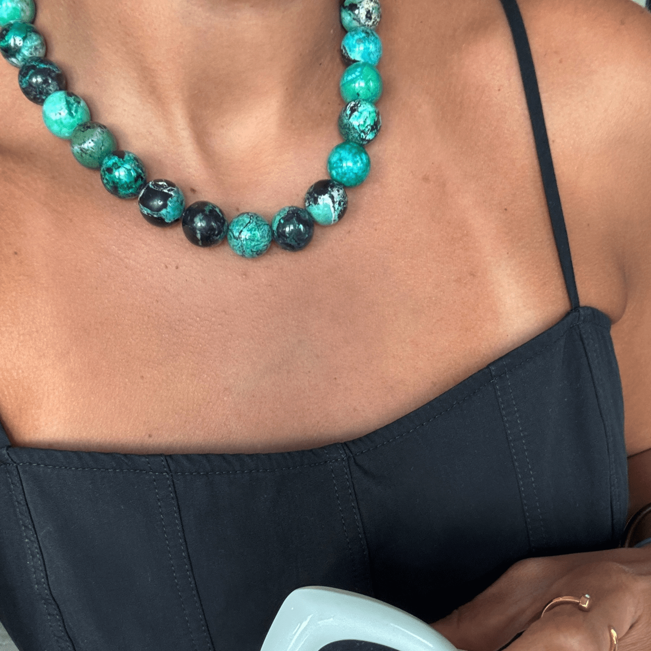 BRACHA Ennis Sea Green Necklace