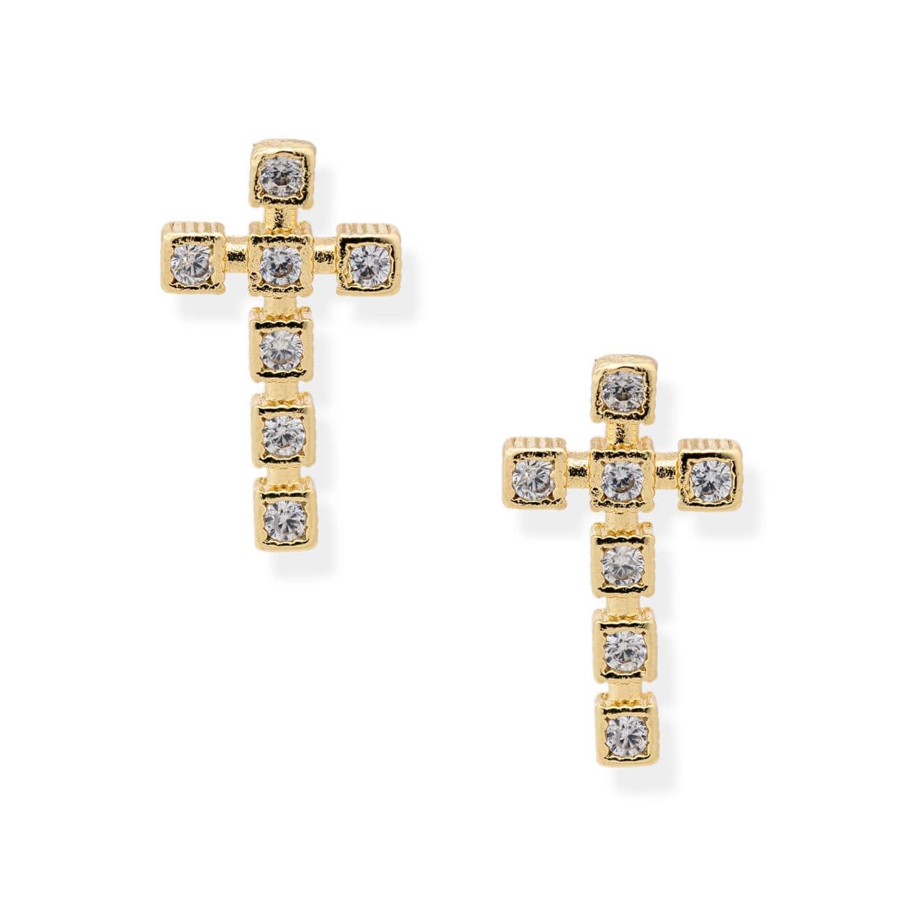 BRACHA Faith Cross Earrings