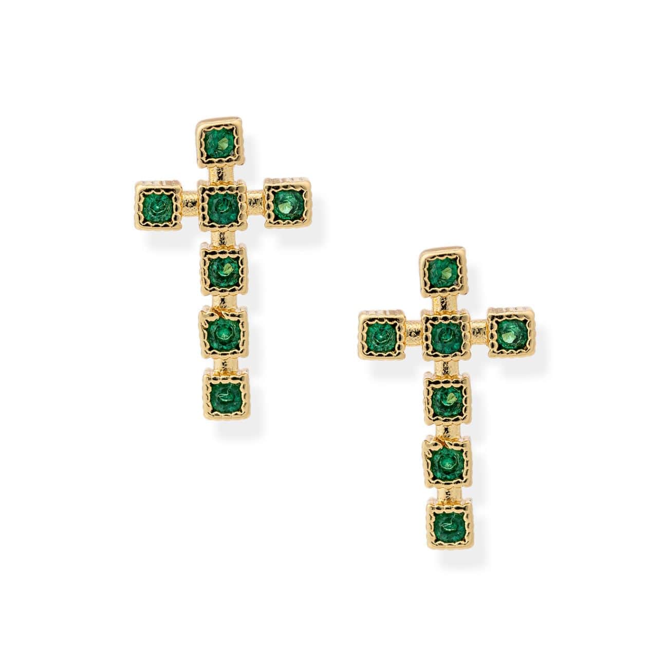 BRACHA Faith Cross Earrings