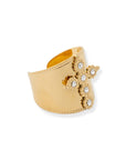 BRACHA Faithful Cross Ring
