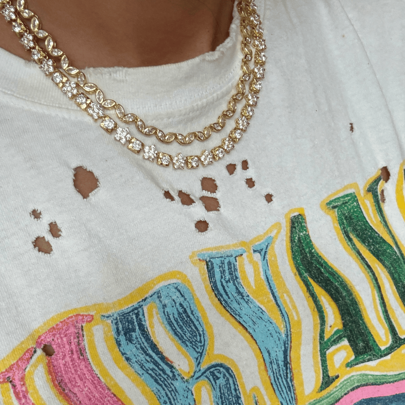 BRACHA Flora Tennis Necklace