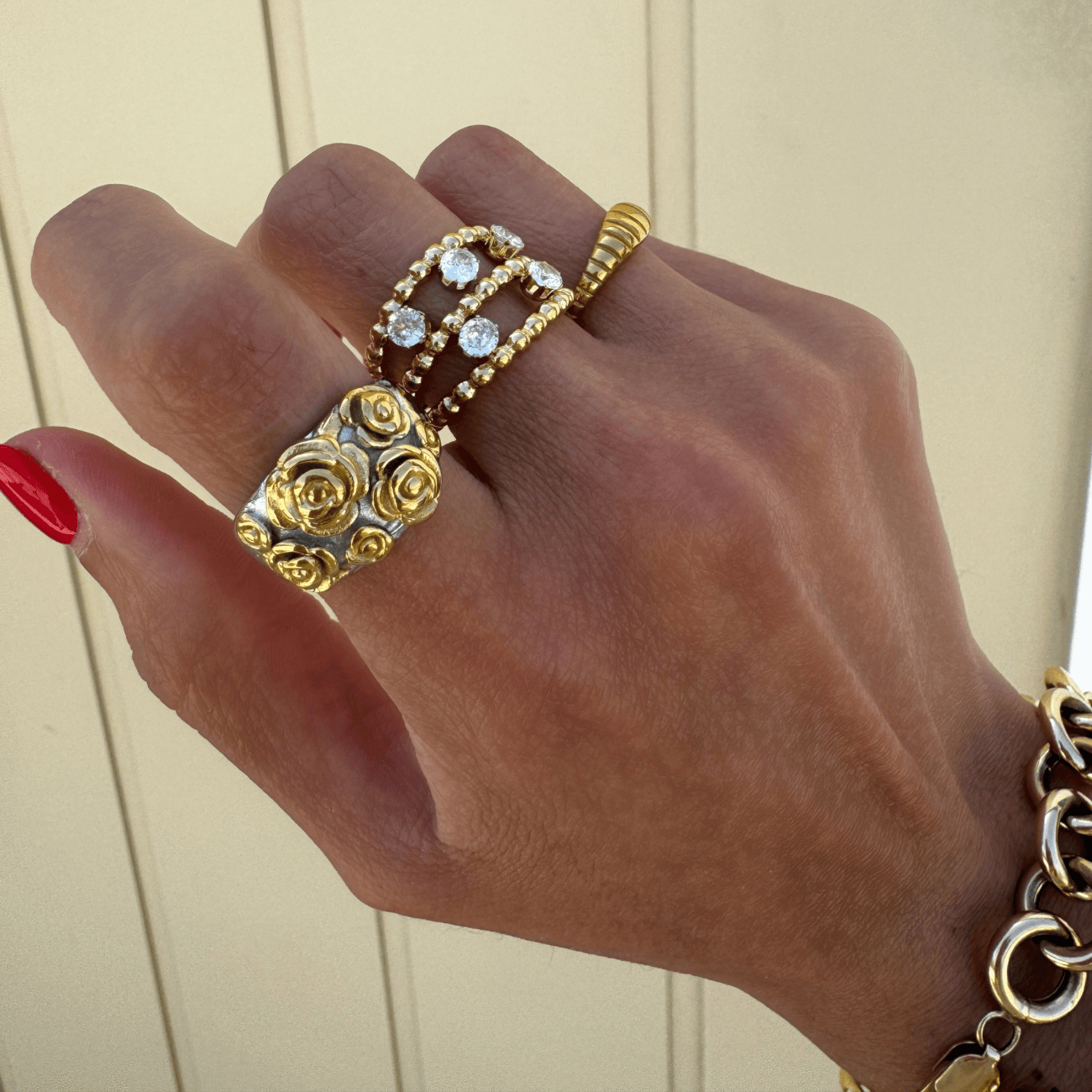 Florence Rose Ring Rings by BRACHA
