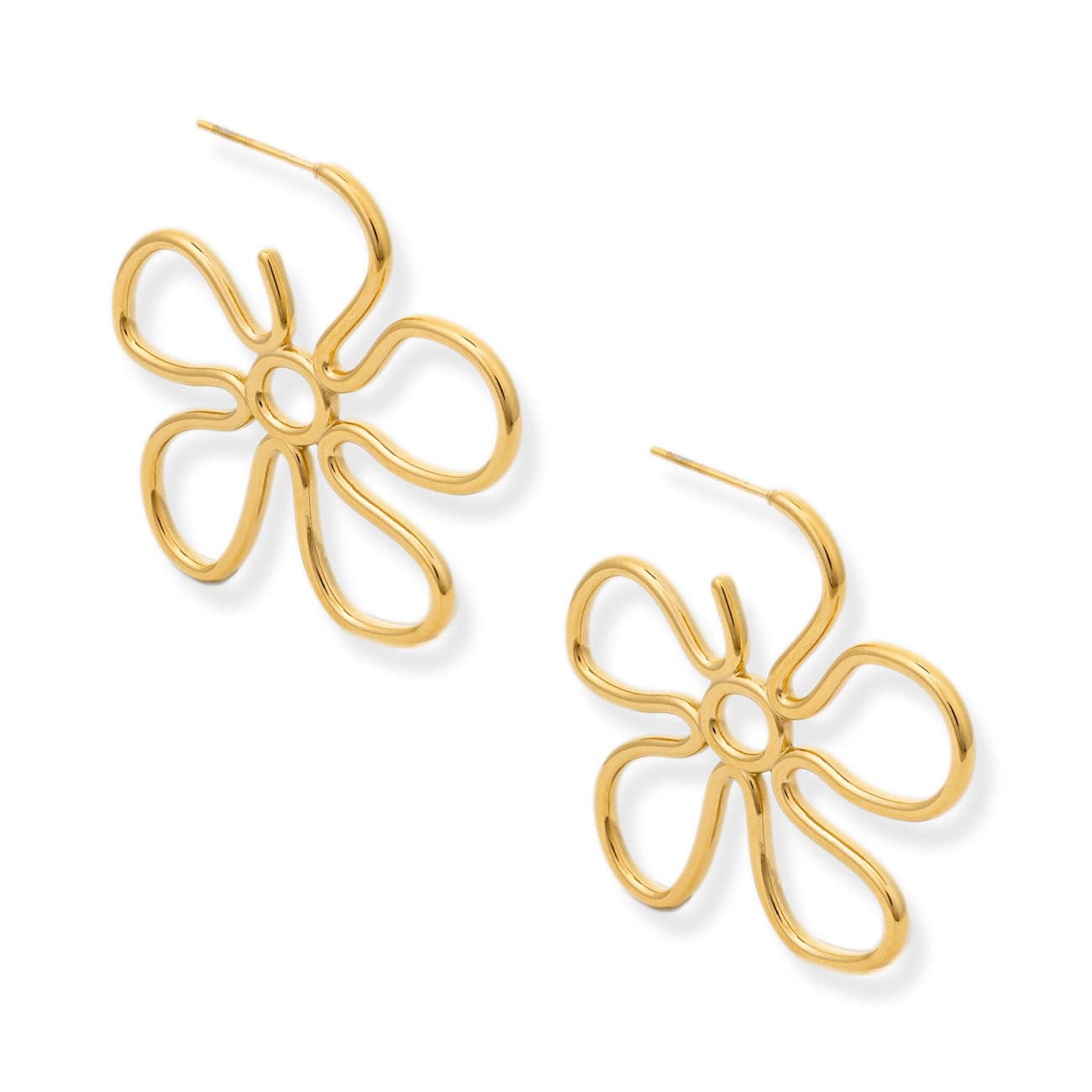 BRACHA Flower Hoops
