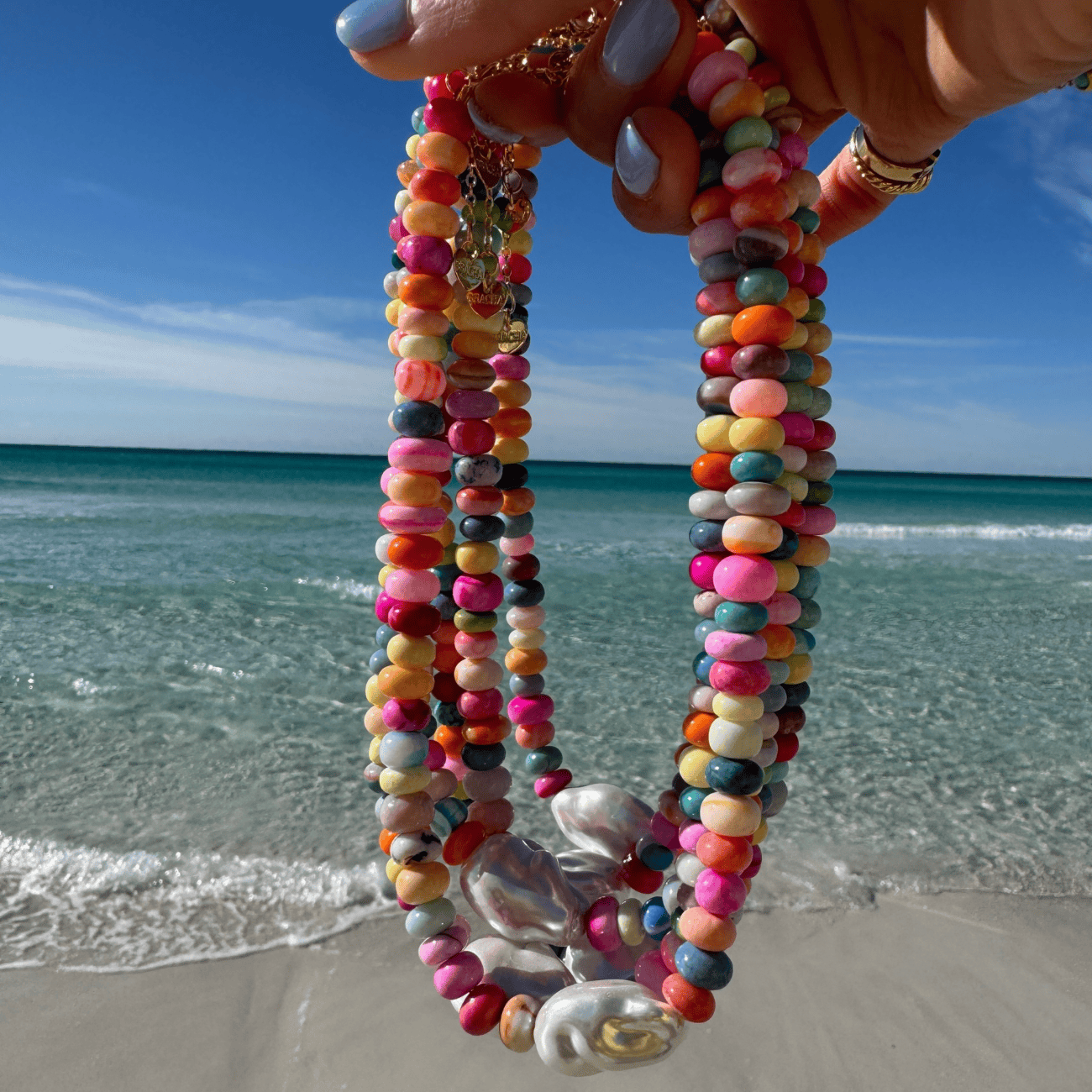 BRACHA Fruit Salad Pearl Necklace