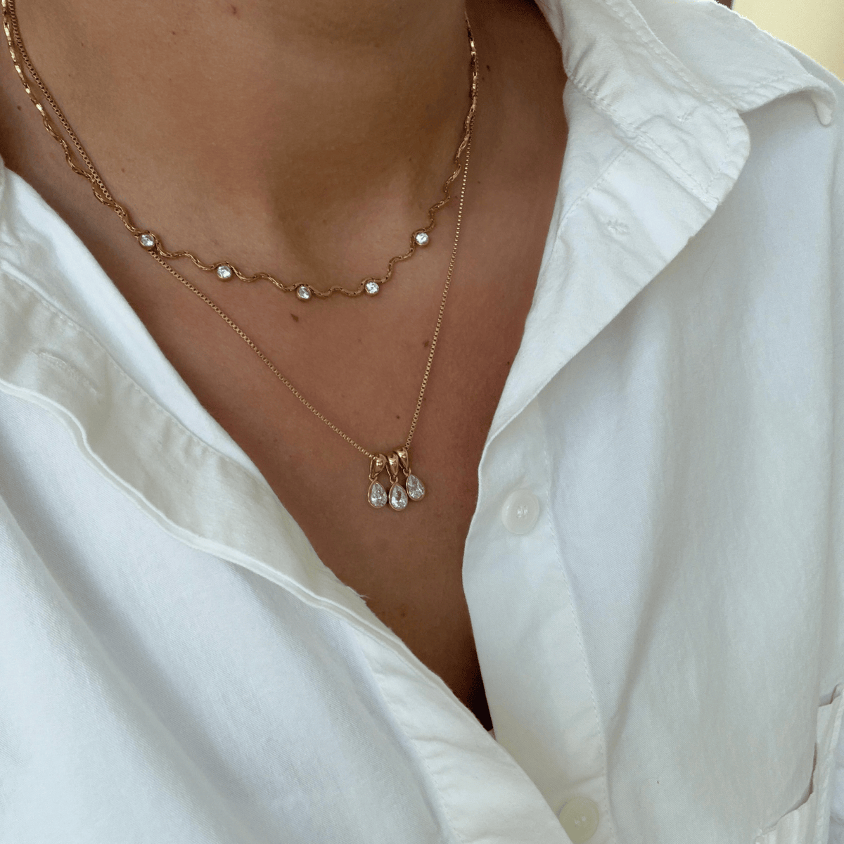 Georgia Droplet Necklace Necklaces by BRACHA
