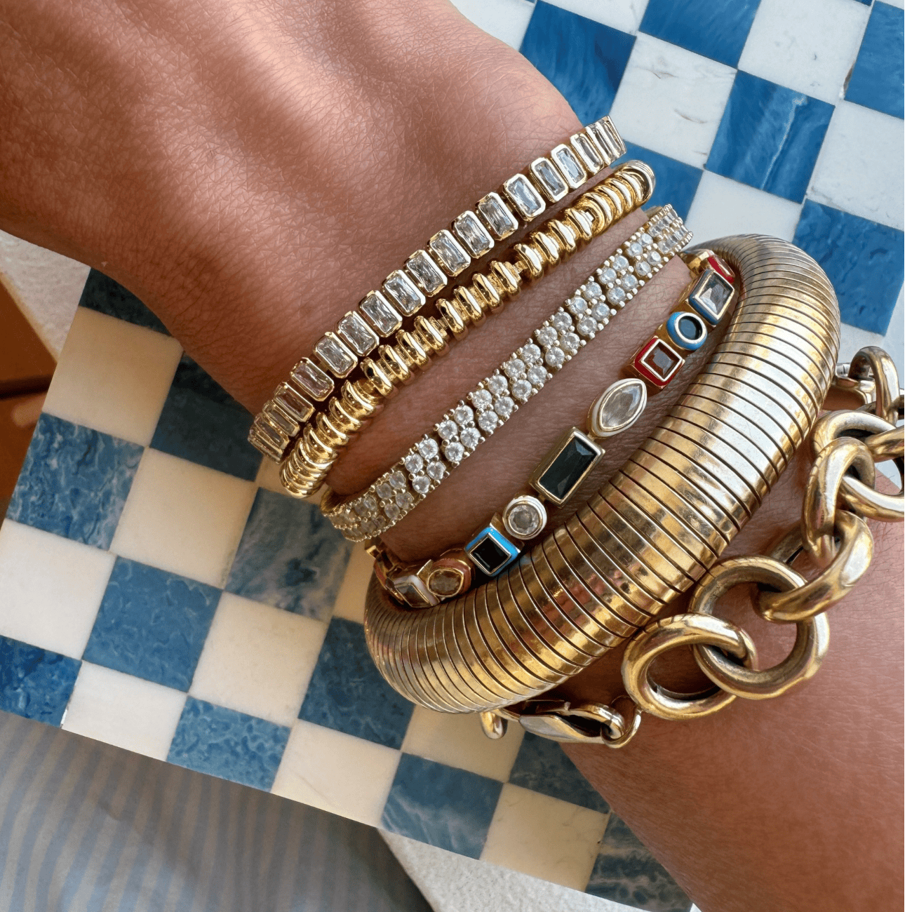 Gigi Baguette Bracelet Bracelets by BRACHA
