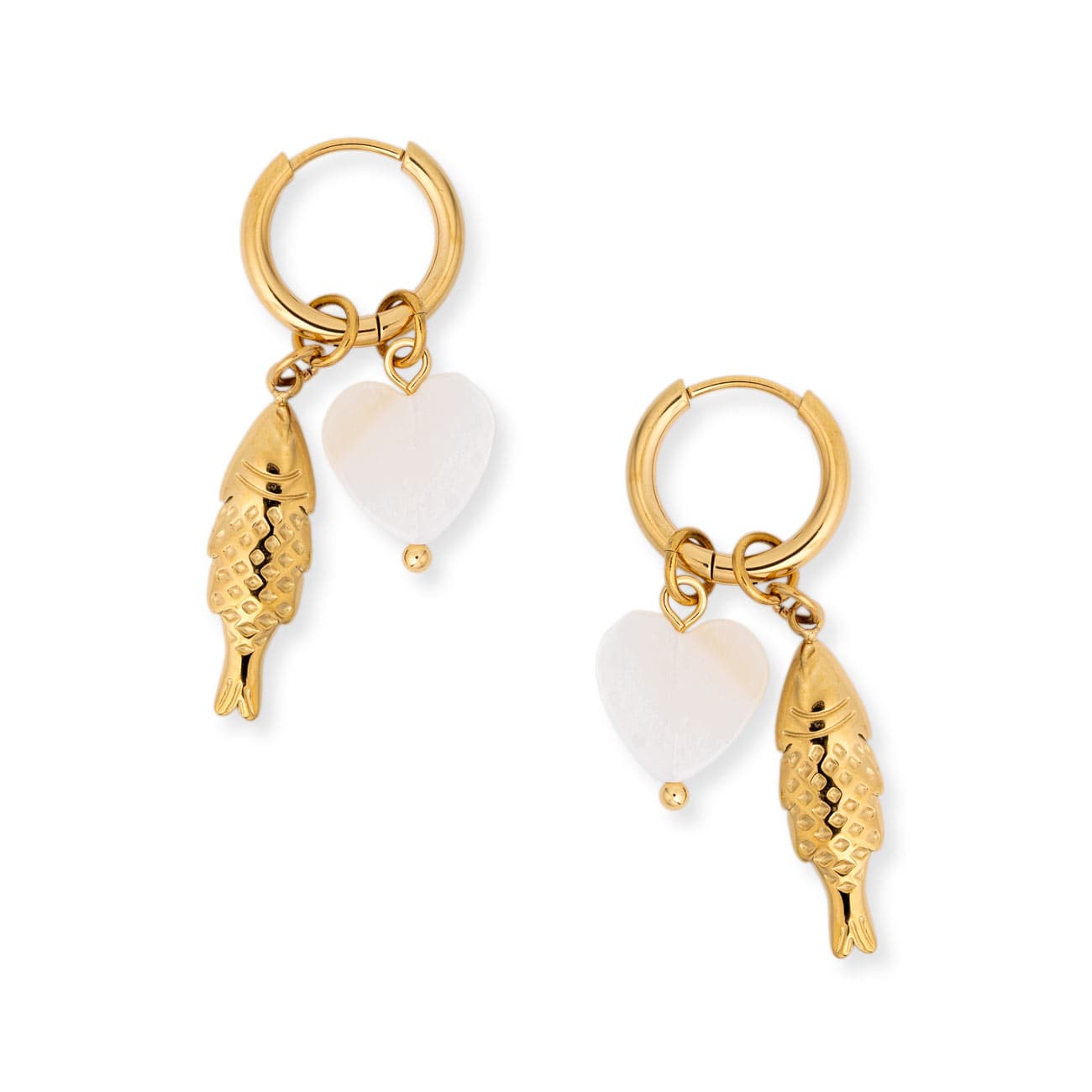 Goldie Fish Earrings Earrings by BRACHA