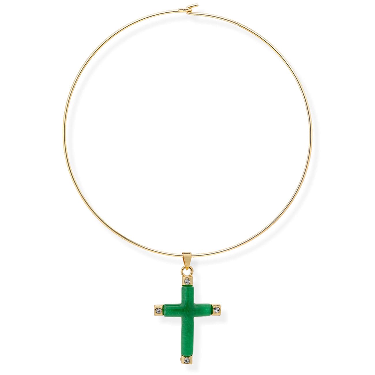 BRACHA Graceful Omega Cross Choker