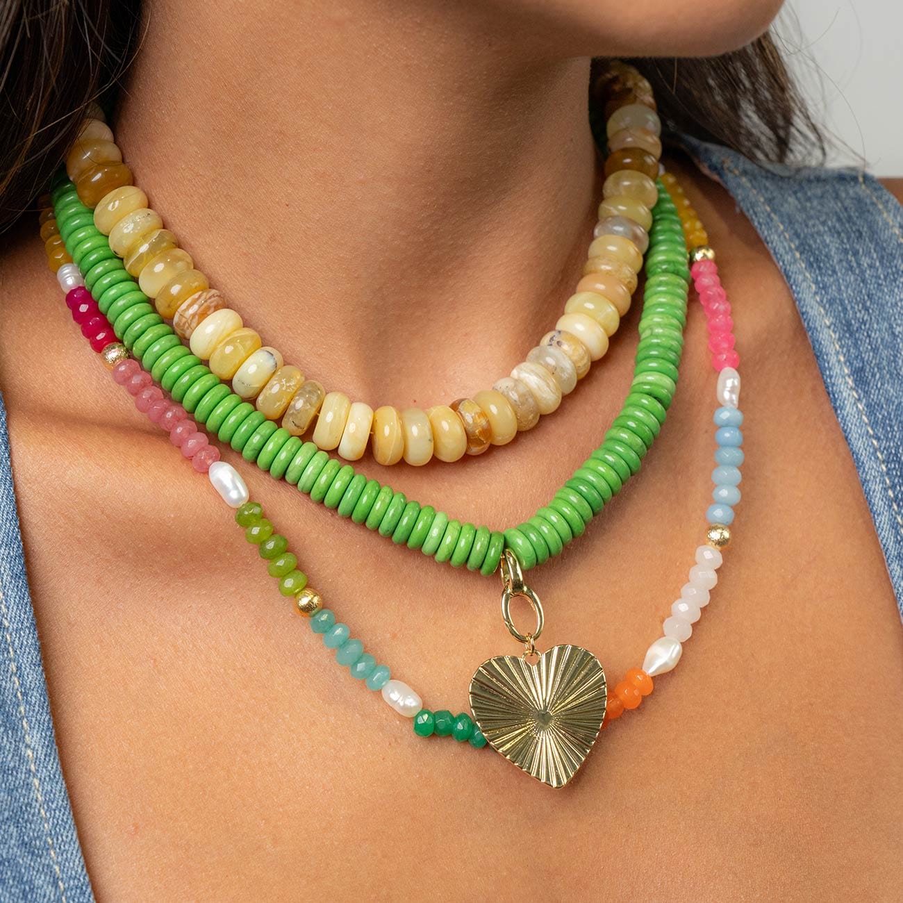 BRACHA Grand Love Beaded Necklace
