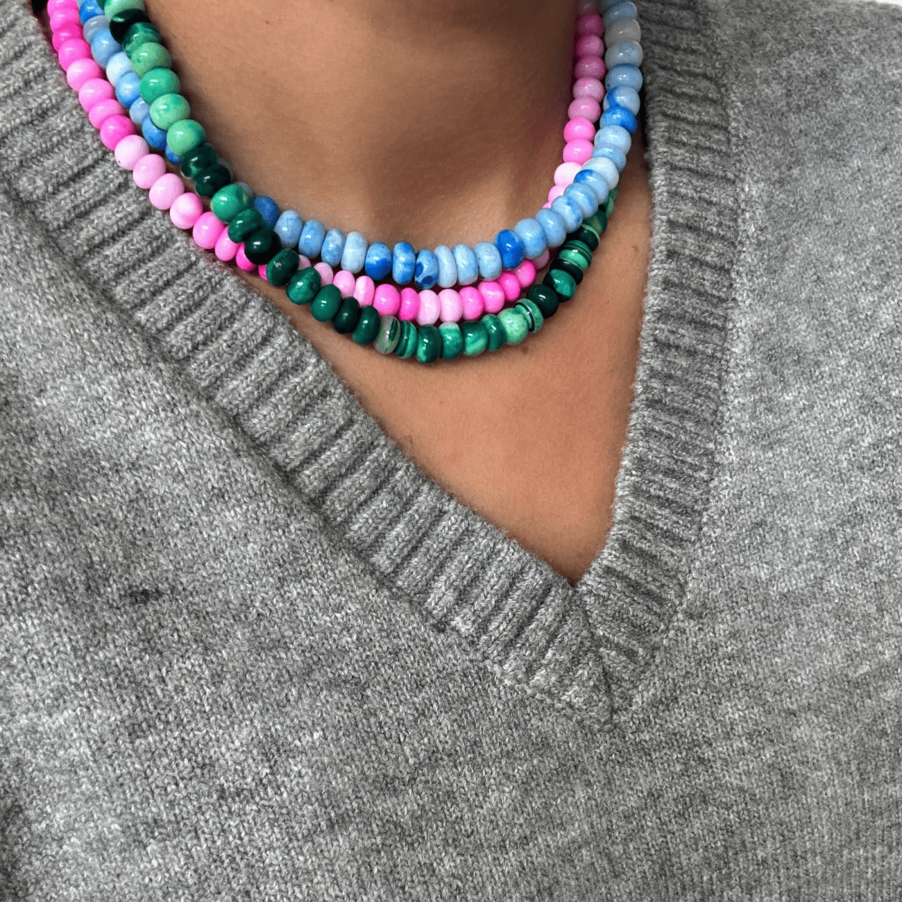 BRACHA Green Delight Candy Necklace