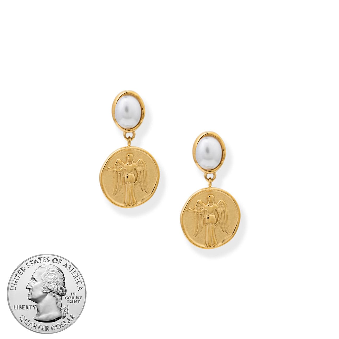 BRACHA Guardian Coin Earrings