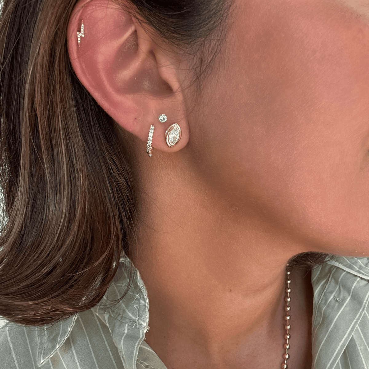 Harrington Marquis Studs Earrings by BRACHA