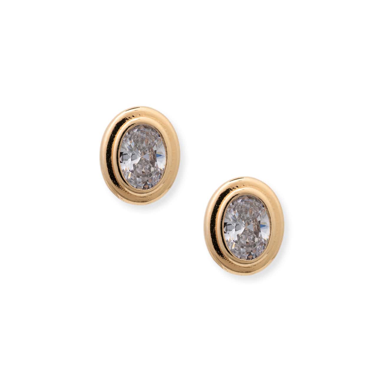 Harrington Oval Studs Earrings by BRACHA